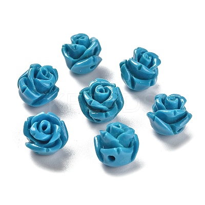 Synthetic Coral Carved Beads CORA-H003-01B-28-1