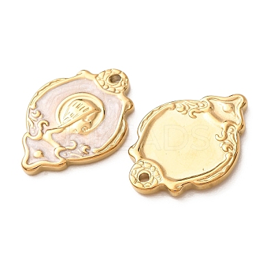 304 Stainless Steel Enamel Pendants SA-CBAD609-10G-01-1