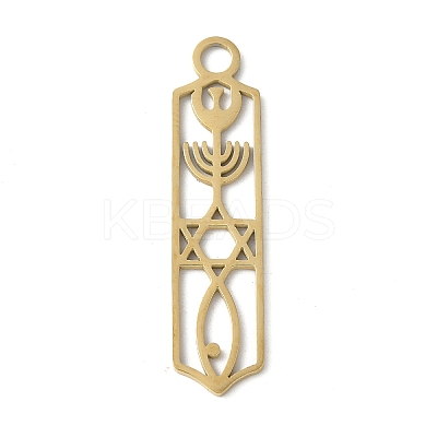 304 Stainless Steel Pendants LS-STAS-E501-09G-1