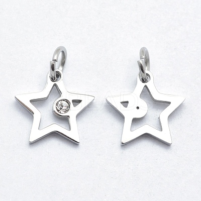 316 Surgical Stainless Steel Pendants STAS-K178-01A-P-1