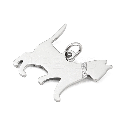 Non-Tarnish 304 Stainless Steel Pendants STAS-E205-06P-1