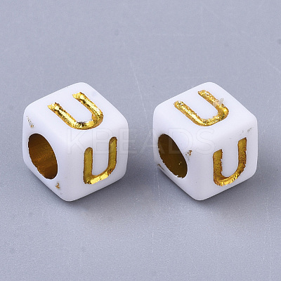 Plating Acrylic Beads SACR-S297-09U-1