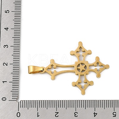 304 Stainless Steel Pendants STAS-C116-01G-1