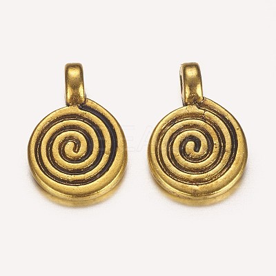Tibetan Style Alloy Charms LS-X-GLF0339Y-1