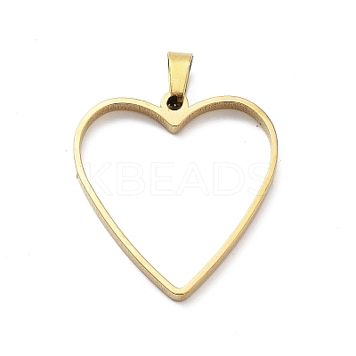 304 Stainless Steel Open Back Bezel Pendants LS-STAS-Z091-05G-09-1