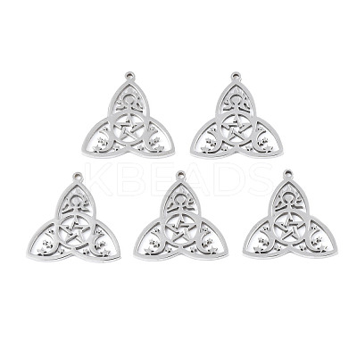 Non-Tarnish 201 Stainless Steel Pendants STAS-N098-046P-1