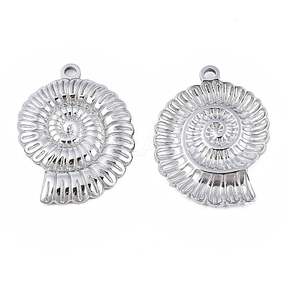 304 Stainless Steel Pendants STAS-N098-054P-01-1