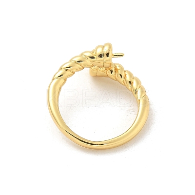 Brass Cup Peg Open Cuff Ring Settings LS-KK-G518-10G-05-1