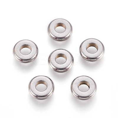 Tarnish Resistant 304 Stainless Steel Spacer Beads STAS-L207-07P-1