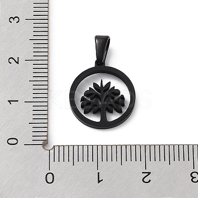 Ion Plating(IP) 304 Stainless Steel Pendants STAS-I136-16B-1