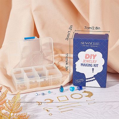 DIY Dangle Earring Making Kits DIY-SC0016-39-1