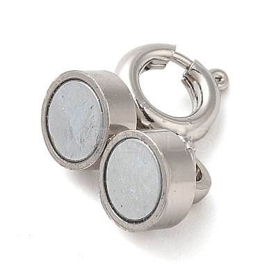 Brass Magnetic Clasps with Springs Clasps KK-NH0002-15P-1