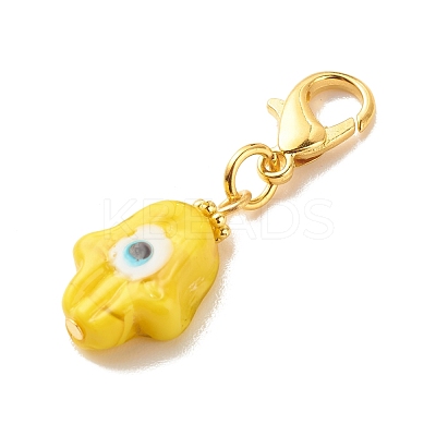 Lampwork Pendant Decoration HJEW-JM00694-1