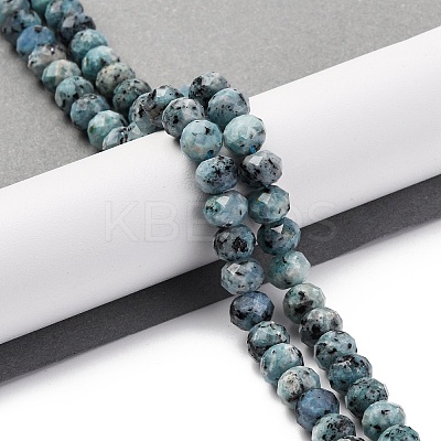Natural Sesame Jasper Beads Strands G-K380-A18-01-1
