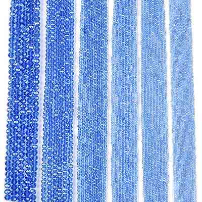 Electroplate Glass Beads Strands EGLA-A044-T1mm-A14-1