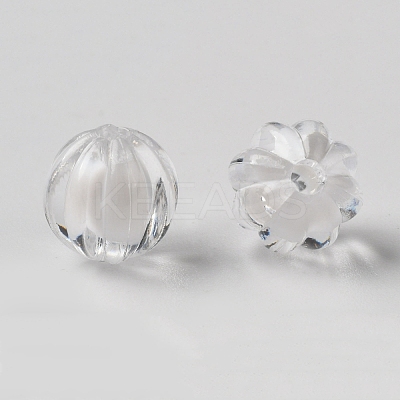 Transparent Acrylic Beads TACR-S089-10mm-01-1