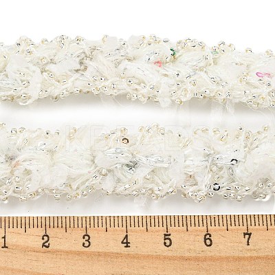 Polyester Crochet Lace Trim OCOR-Q058-32-1