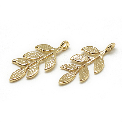 Brass Pendants X-KK-T032-098G-1