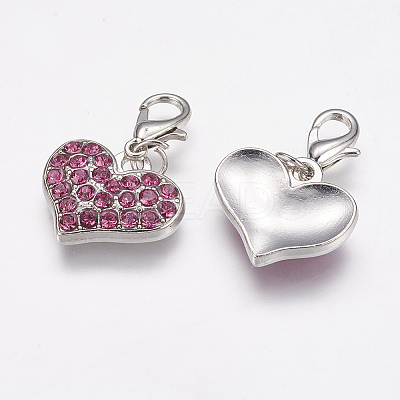 Alloy Rhinestone Pendants LS-RB-C1386-A24P-1