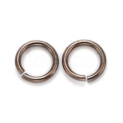 Brass Open Jump Rings KK-M165-7mm-01B-RS-1