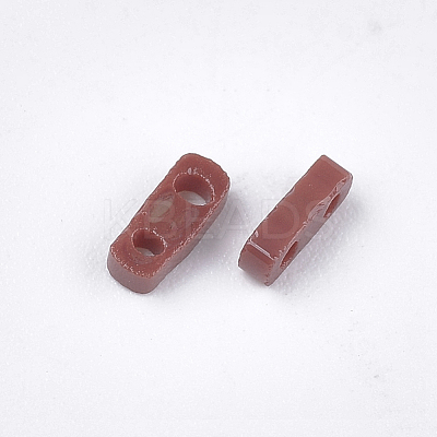 2-Hole Opaque Glass Seed Beads SEED-S023-21A-03-1