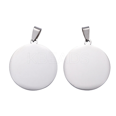 Tarnish Resistant 304 Stainless Steel Pendants STAS-I140-17S-1