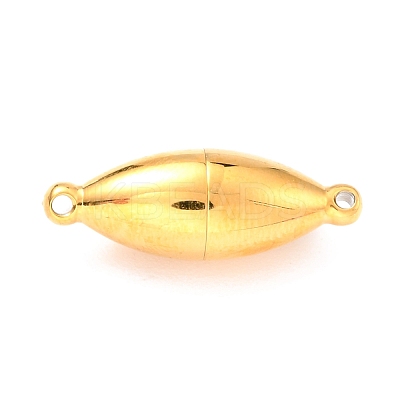 Ion Plating(IP) 304 Stainless Steel Magnetic Clasps with Loops STAS-M290-06A-G-1