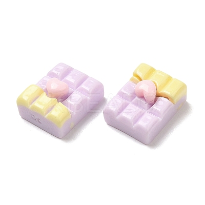 Opaque Resin Cabochons RESI-K027-05-1