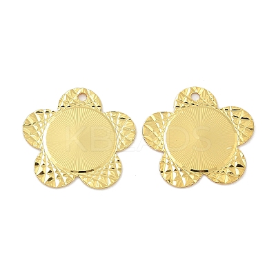 Rack Plating Brass Pendants KK-G515-52G-1