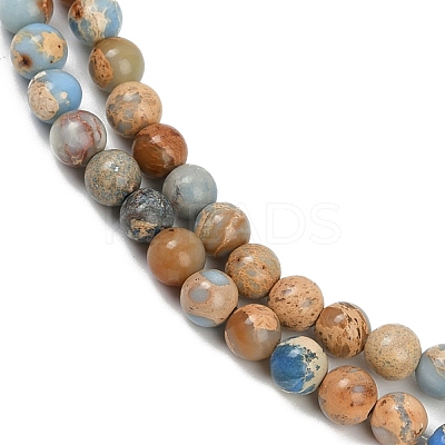 Dyed Natural Regalite/Imperial Jasper/Sea Sediment Jasper Beads Strands G-B124-C04-13-1