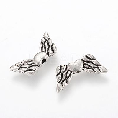 Tibetan Style Alloy Beads TIBEB-Q067-30AS-RS-1