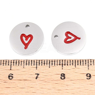 304 Stainless Steel Enamel Charms STAS-T064-69P-01-1