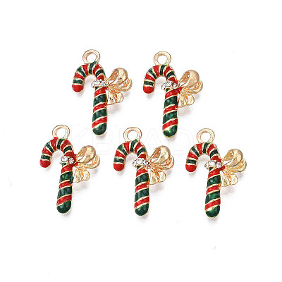 Rack Plating Alloy Enamel Pendants LS-X-ENAM-N055-151C-1