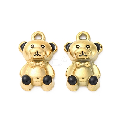 304 Stainless Steel Enamel Pendants STAS-B085-35G-02-1