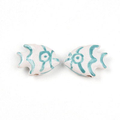 Handmade Porcelain Beads PORC-N009-08A-1