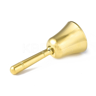 Triple Goddess Pentagram Brass Hand Bell AJEW-E052-01G-02-1