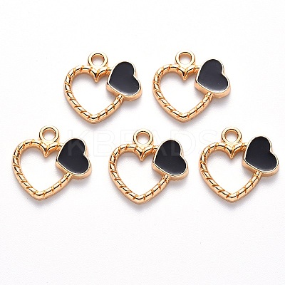Alloy Enamel Pendants ENAM-S121-045B-1