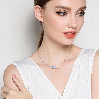 10Pcs 2 Styles 304 Stainless Steel Rolo Chain Necklaces Making NJEW-CA00001-1