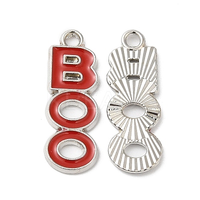 Eco-friendly Alloy Enamel Pendants PALLOY-M212-16P-1