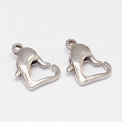 Tarnish Resistant 304 Stainless Steel Lobster Claw Clasps LS-STAS-D069-04-1