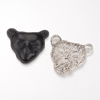Alloy Rhinestone Pendants X-PALLOY-R094-11-1