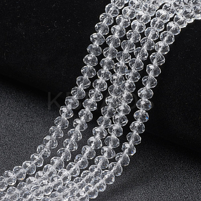 Glass Beads Strands EGLA-A034-T4mm-D19-1