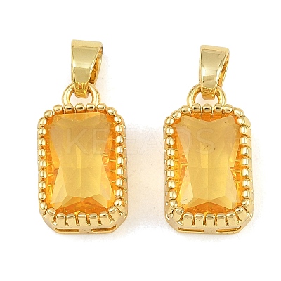 Brass & Glass Pendants GL-CBA96FD-02G-01-1