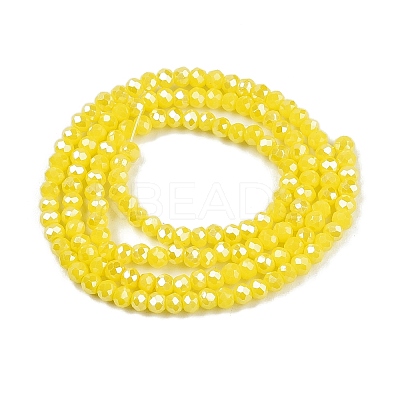 Electroplate Glass Beads Strands LS-EGLA-A044-P1mm-A04-1