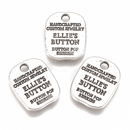 Alloy Quote Charms X-PALLOY-F260-02AS-1