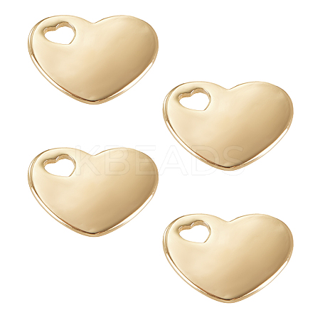 4Pcs 18K Brass Pendants KK-LP0001-98-1