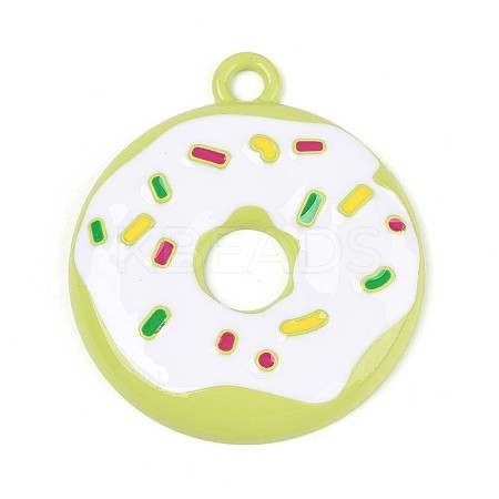 Spray Painted Alloy and Enamel Big Pendants PALLOY-T092-85E-1