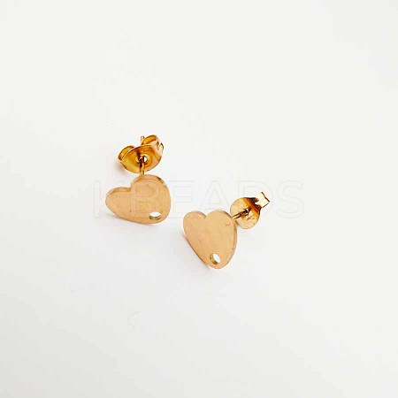 304 Stainless Steel Stud Earrings for Women RW1088-3-1