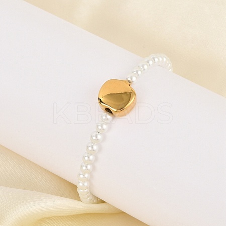 Plastic Imitation Pearl Beads Bracelets for Women BJEW-M056-11G-1