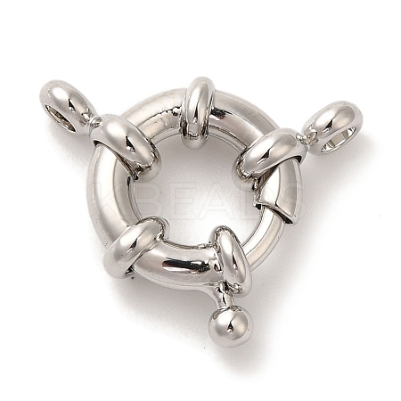 Rack Plating Brass Spring Ring Clasps KK-L220-051A-P-1